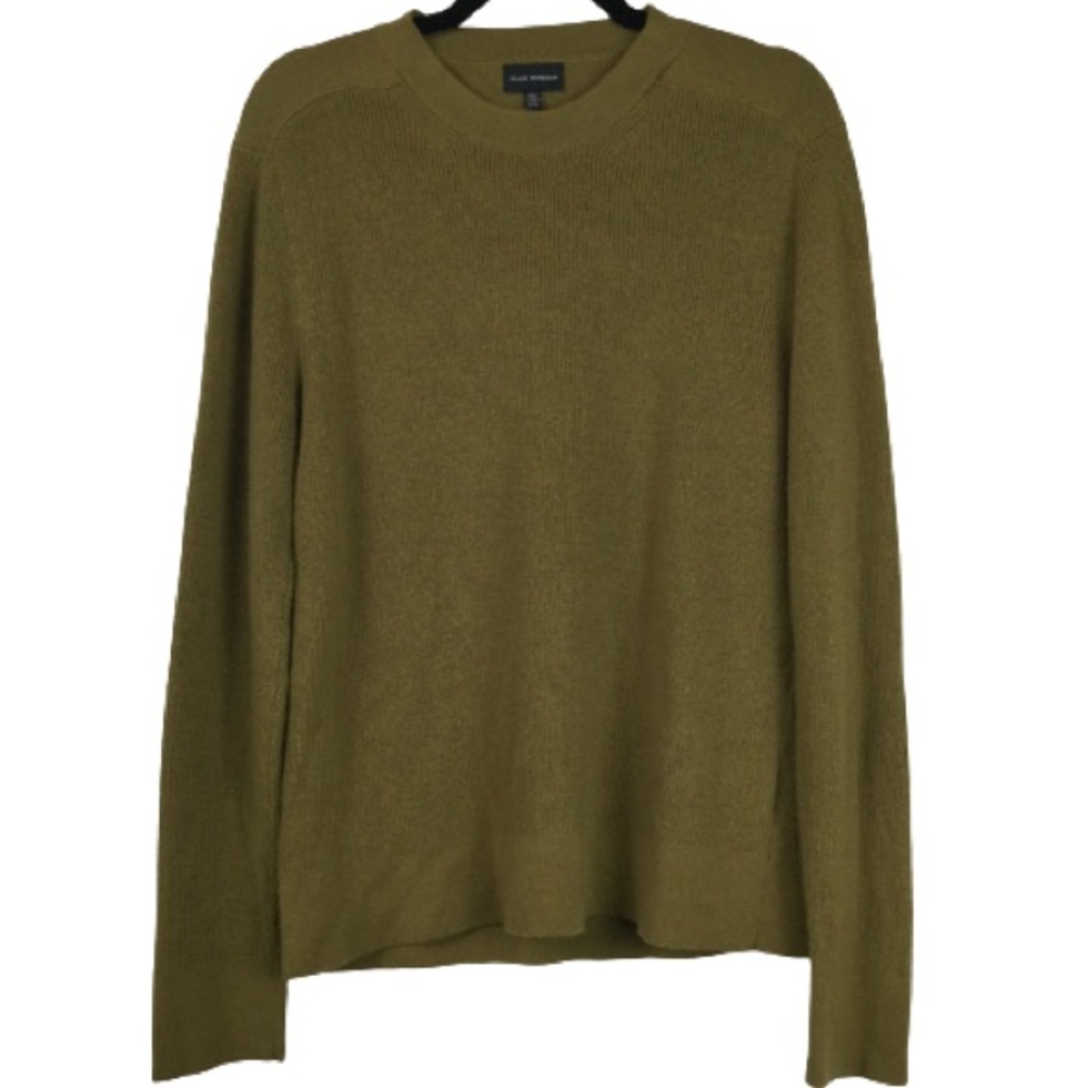 Club Monaco Wool Ribbed Knit Crew Neck Sweater